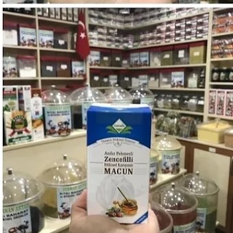 Andız pekmezli zencefilli bitkisel karışımlı macun